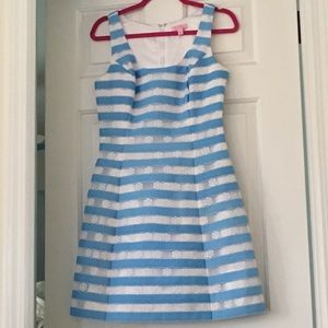 Blue and White Striped Lilly Pulitzer Dress
